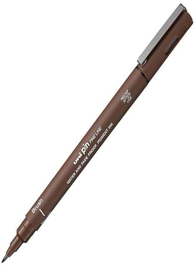 Uni-Ball Fineliner Pin Brush, Sepia Pin Br-200 (S)